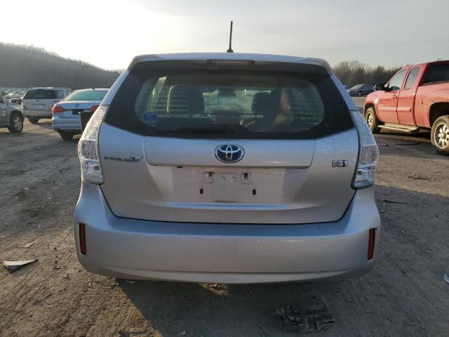 JTDZN3EUXC3102883 - 2012 TOYOTA PRIUS V GRAY photo 6