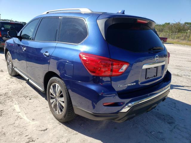 5N1DR2MN7KC592499 - 2019 NISSAN PATHFINDER S BLUE photo 2