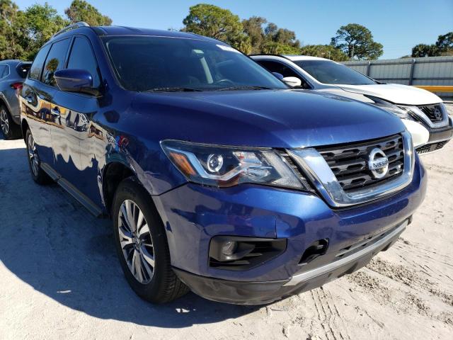 5N1DR2MN7KC592499 - 2019 NISSAN PATHFINDER S BLUE photo 4