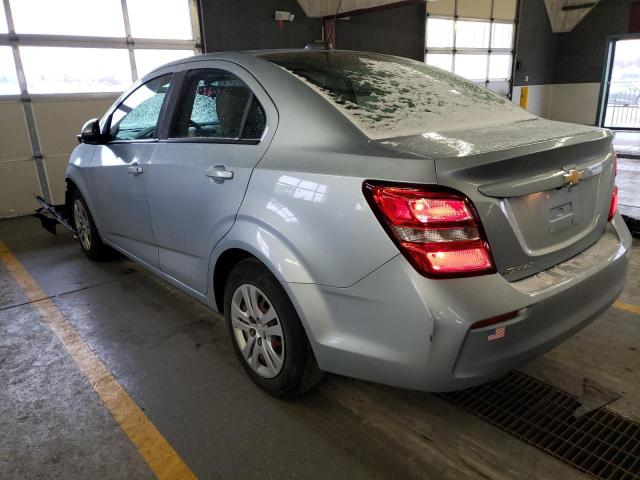 1G1JB5SHXH4139225 - 2017 CHEVROLET SONIC LS ნაცრისფერი ფოტო 2
