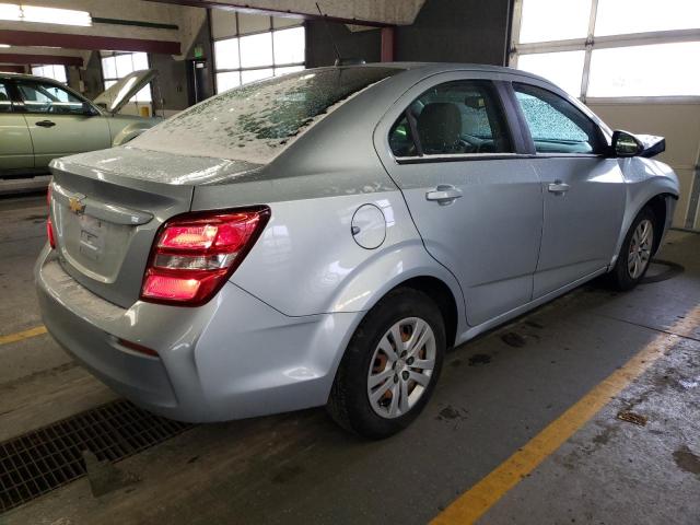 1G1JB5SHXH4139225 - 2017 CHEVROLET SONIC LS ნაცრისფერი ფოტო 3