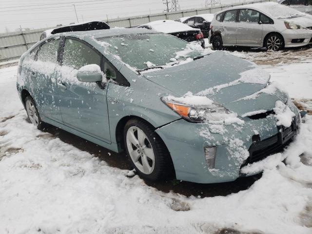 JTDKN3DU5D5606556 - 2013 TOYOTA PRIUS TURQUOISE photo 4