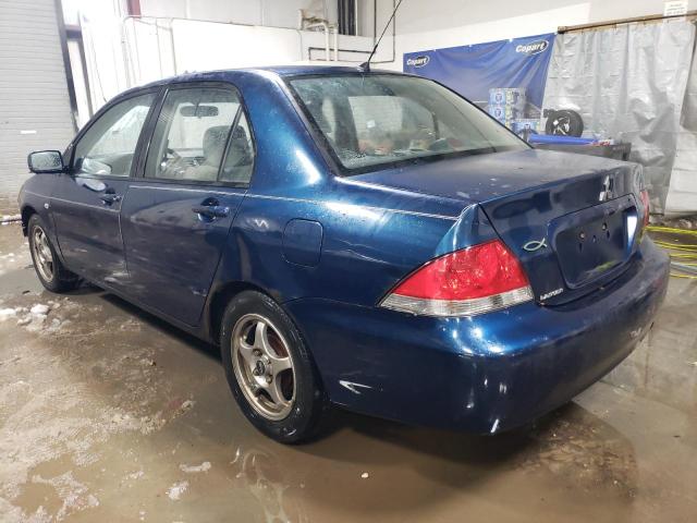 JA3AJ26E26U014207 - 2006 MITSUBISHI LANCER ES BLUE photo 2