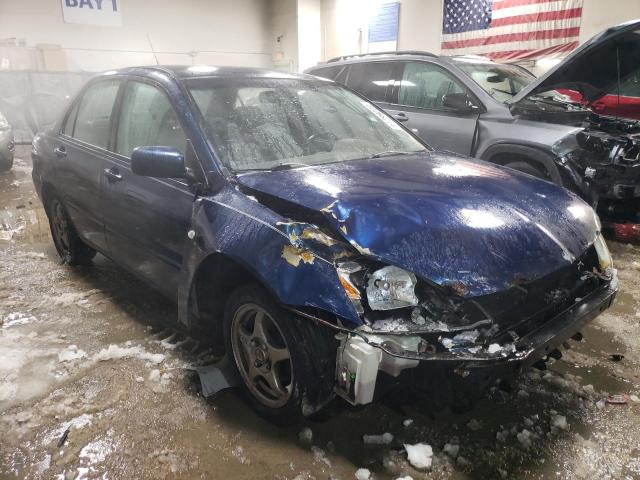 JA3AJ26E26U014207 - 2006 MITSUBISHI LANCER ES BLUE photo 4