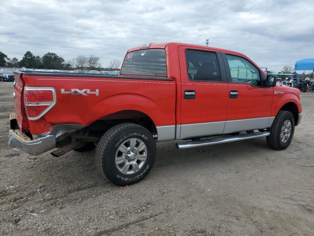 1FTFW1EF6BFA10964 - 2011 FORD F150 SUPERCREW RED photo 3