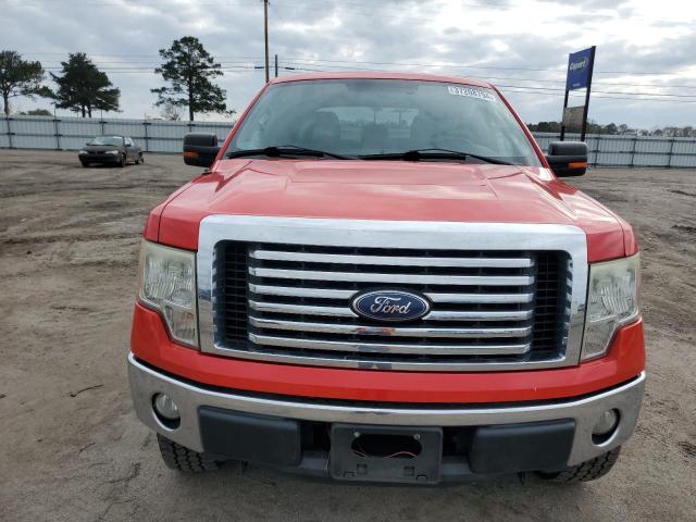 1FTFW1EF6BFA10964 - 2011 FORD F150 SUPERCREW RED photo 5