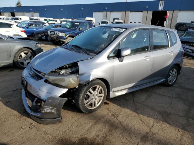 JHMGD38607S039231 - 2007 HONDA FIT S ვერცხლისფერი ფოტო 1