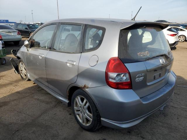 JHMGD38607S039231 - 2007 HONDA FIT S ვერცხლისფერი ფოტო 2