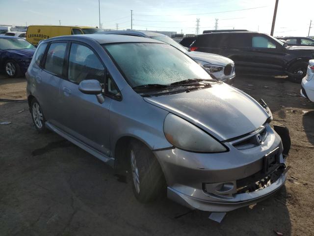 JHMGD38607S039231 - 2007 HONDA FIT S ვერცხლისფერი ფოტო 4