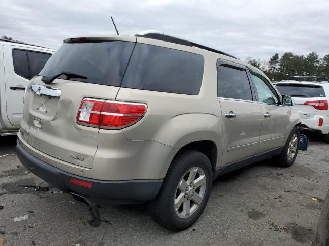 5GZEV23718J285985 - 2008 SATURN OUTLOOK XR GOLD photo 3