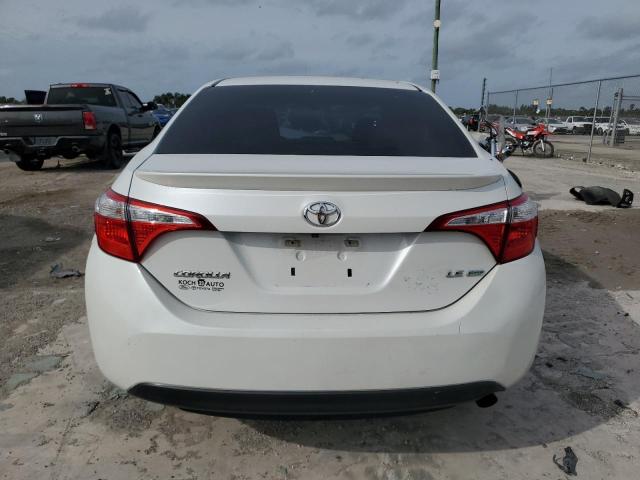 5YFBPRHE4FP345698 - 2015 TOYOTA COROLLA ECO WHITE photo 6