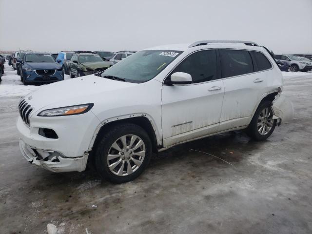 1C4PJMJX4JD594293 - 2018 JEEP CHEROKEE OVERLAND WHITE photo 1