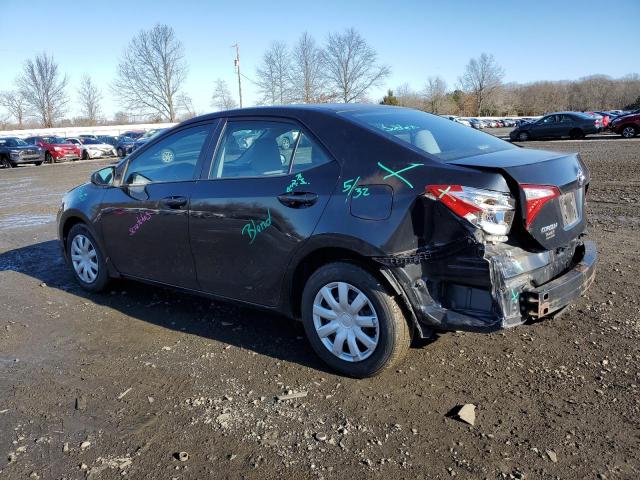 2T1BURHE2EC166261 - 2014 TOYOTA COROLLA L BLACK photo 2