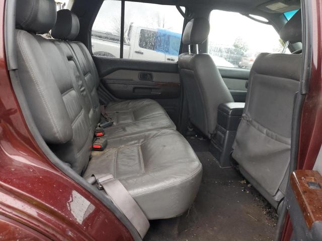 JN8AR07Y0YW397096 - 2002 NISSAN PATHFINDER LE 勃艮第红 照片 10