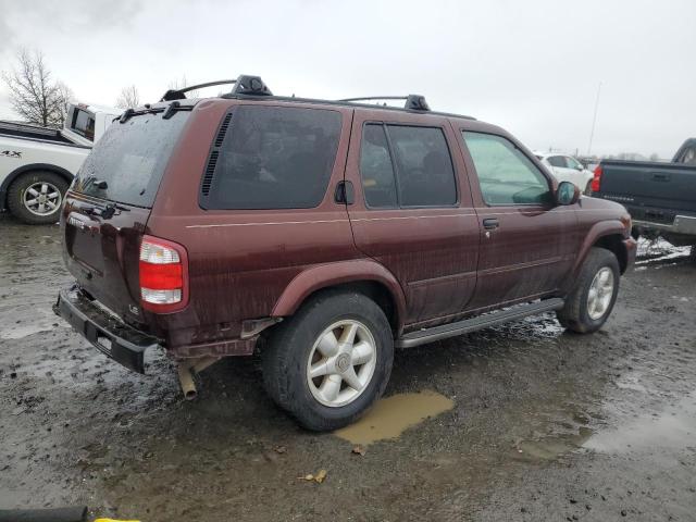 JN8AR07Y0YW397096 - 2002 NISSAN PATHFINDER LE 勃艮第红 照片 3