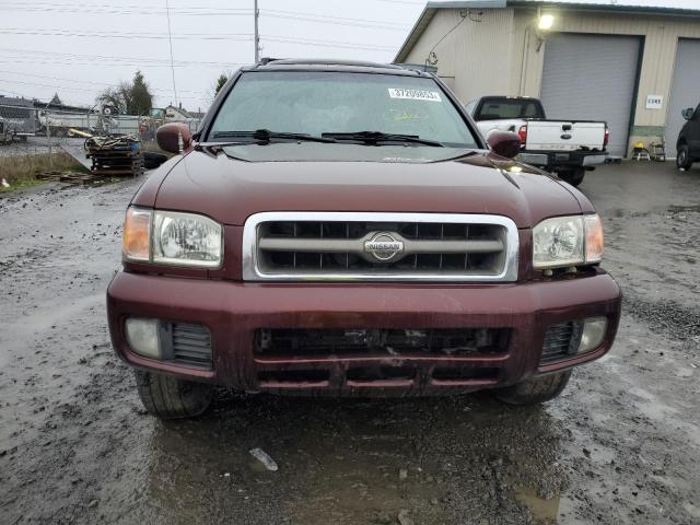 JN8AR07Y0YW397096 - 2002 NISSAN PATHFINDER LE 勃艮第红 照片 5
