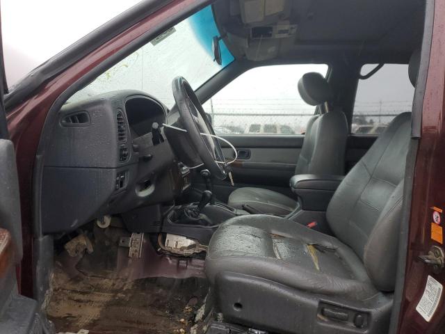 JN8AR07Y0YW397096 - 2002 NISSAN PATHFINDER LE 勃艮第红 照片 7