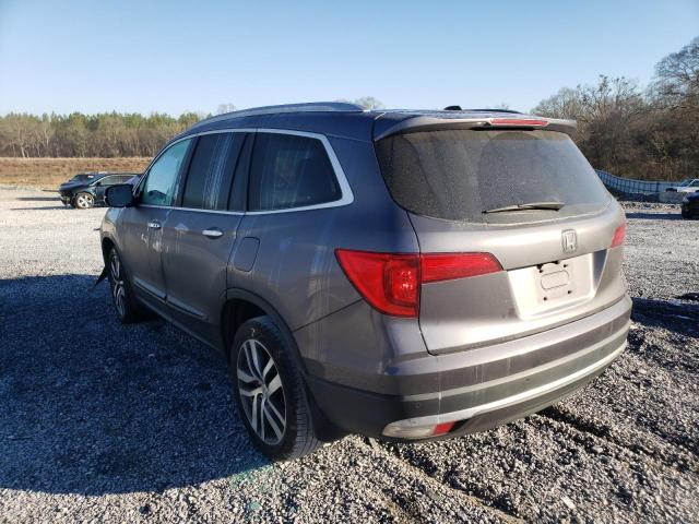 5FNYF5H90JB009107 - 2018 HONDA PILOT TOURING GRAY photo 3