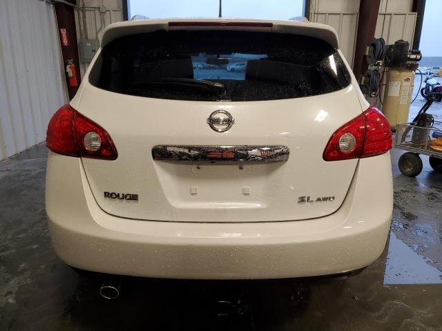 JN8AS5MV1DW139854 - 2013 NISSAN ROGUE S WHITE photo 6