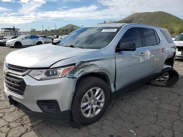 1GNERFKW8KJ141256 - 2019 CHEVROLET TRAVERSE LS SILVER photo 1