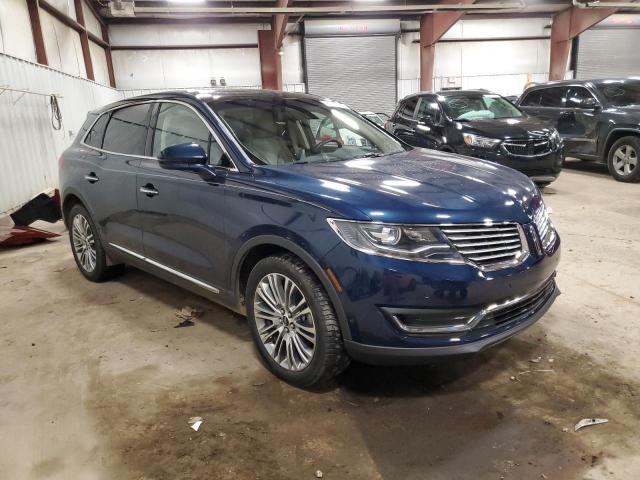 2LMPJ8LR4HBL51041 - 2017 LINCOLN MKX RESERVE أزرق صورة 4