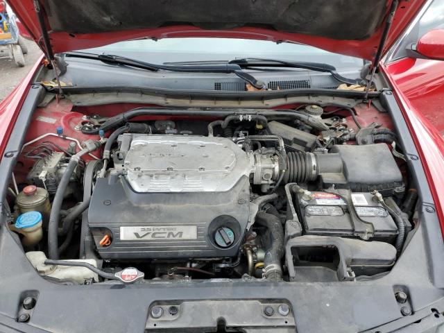 1HGCS22868A008214 - 2008 HONDA ACCORD EXL RED photo 11