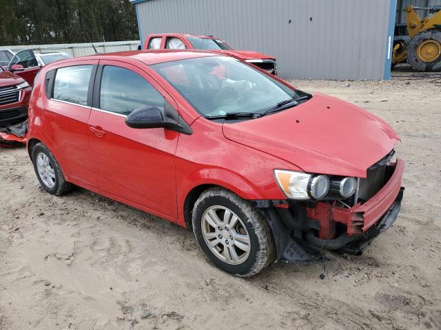 1G1JC6SBXD4130078 - 2013 CHEVROLET SONIC LT RED photo 4