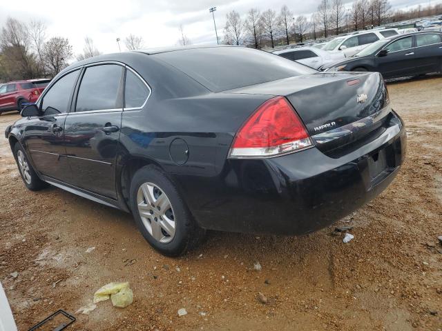 2G1WF5EK8B1165262 - 2011 CHEVROLET IMPALA LS BLACK photo 2