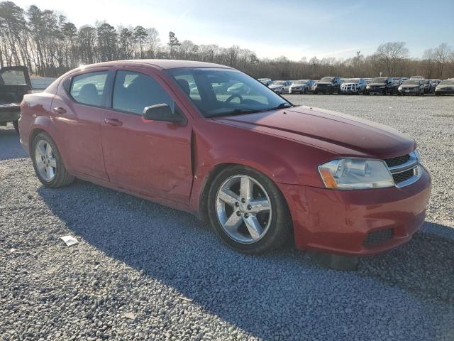 1C3CDZAB7EN109057 - 2014 DODGE AVENGER SE RED photo 4