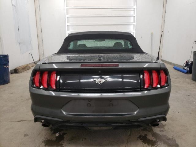 1FATP8UHXJ5166964 - 2018 FORD MUSTANG GRAY photo 6