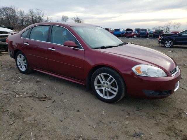 2G1WC5EMXB1242904 - 2011 CHEVROLET IMPALA LTZ RED photo 4