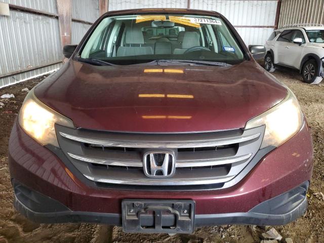 5J6RM3H3XEL041599 - 2014 HONDA CR-V LX BURGUNDY photo 5