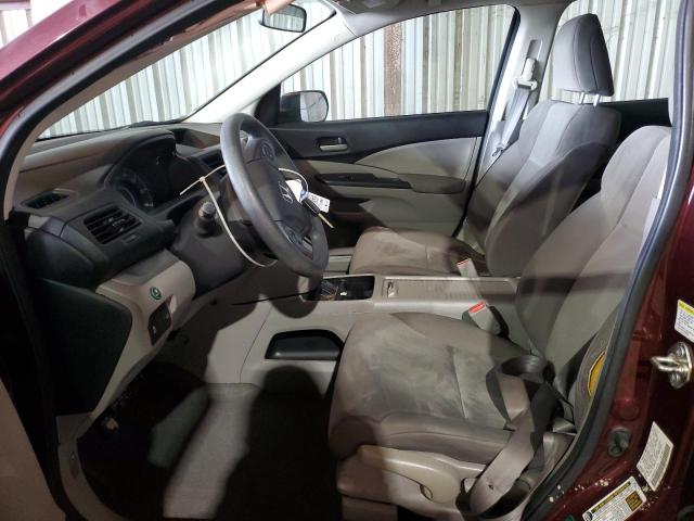 5J6RM3H3XEL041599 - 2014 HONDA CR-V LX BURGUNDY photo 7