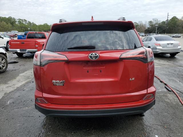 2T3ZFREV9GW253838 - 2016 TOYOTA RAV4 LE RED photo 6