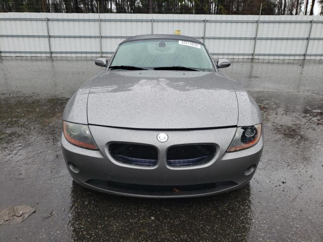 4USBT33453LR66552 - 2003 BMW Z4 2.5 GRAY photo 5