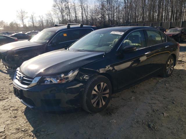 1HGCR2F38FA164990 - 2015 HONDA ACCORD LX BLACK photo 1