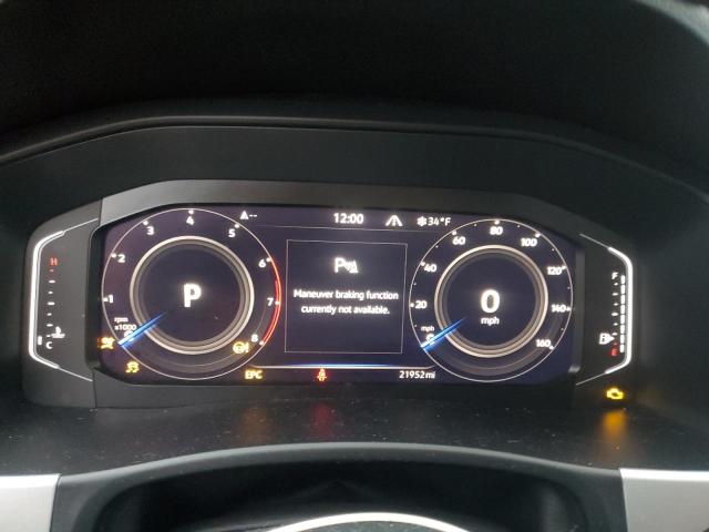 1V2HE2CA8NC226635 - 2022 VOLKSWAGEN ATLAS CROS SE შავი ფოტო 9