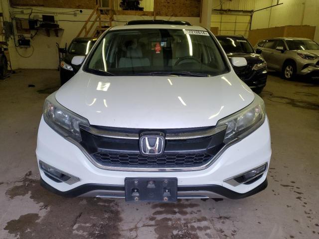 5J6RM4H5XFL025086 - 2015 HONDA CR-V EX WHITE photo 5