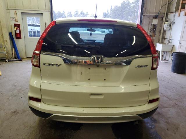 5J6RM4H5XFL025086 - 2015 HONDA CR-V EX WHITE photo 6