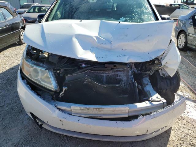 5FNRL5H66CB117477 - 2012 HONDA ODYSSEY EXL WHITE photo 5