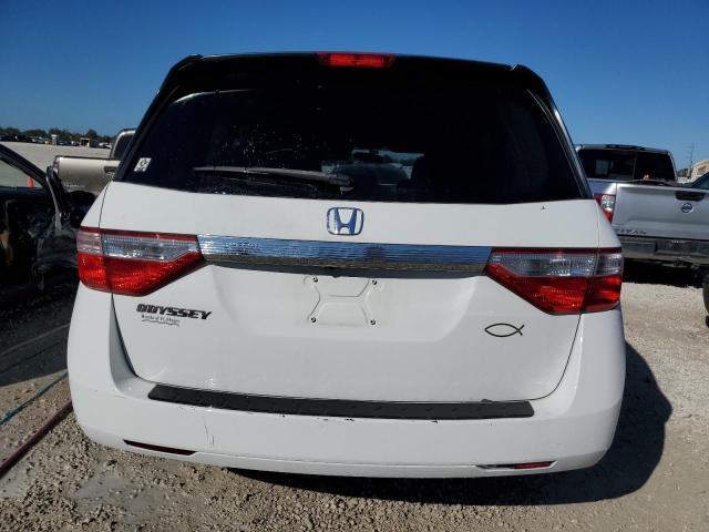 5FNRL5H66CB117477 - 2012 HONDA ODYSSEY EXL WHITE photo 6