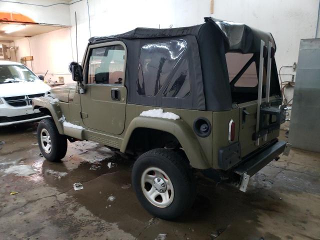 1J4FY49S3WP741431 - 1998 JEEP WRANGLER / SAHARA GREEN photo 2