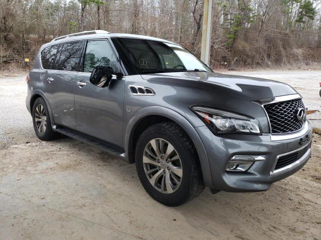 JN8AZ2NF2G9612410 - 2016 INFINITI QX80 GRAY photo 4