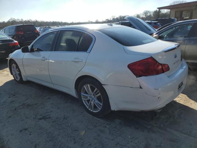 JN1CV6AP9DM722355 - 2013 INFINITI G37 BASE WHITE photo 2