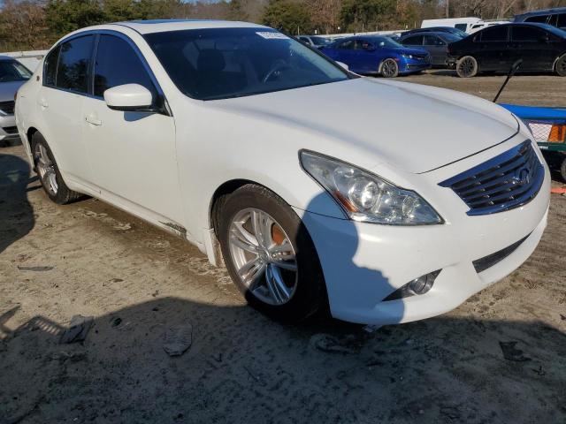 JN1CV6AP9DM722355 - 2013 INFINITI G37 BASE WHITE photo 4