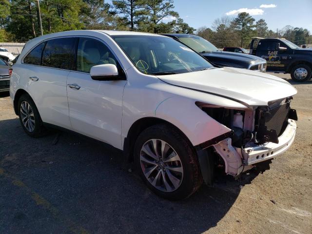 5FRYD3H40EB012964 - 2014 ACURA MDX TECHNOLOGY WHITE photo 4
