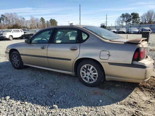 2G1WF52E949388770 - 2004 CHEVROLET IMPALA GOLD photo 2