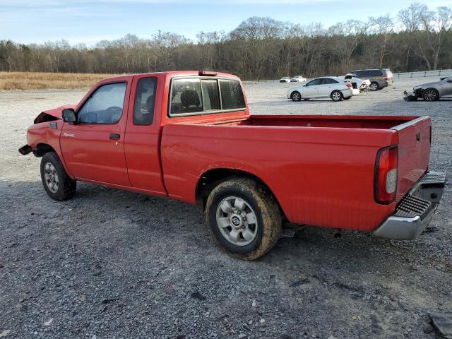 1N6DD26S2XC320422 - 1999 NISSAN FRONTIER KING CAB XE RED photo 2