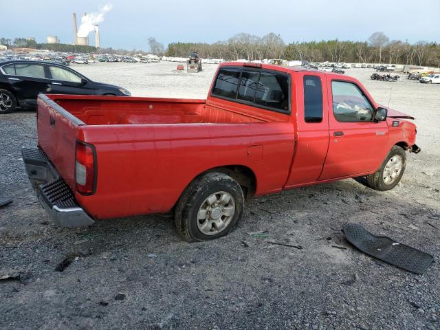 1N6DD26S2XC320422 - 1999 NISSAN FRONTIER KING CAB XE RED photo 3