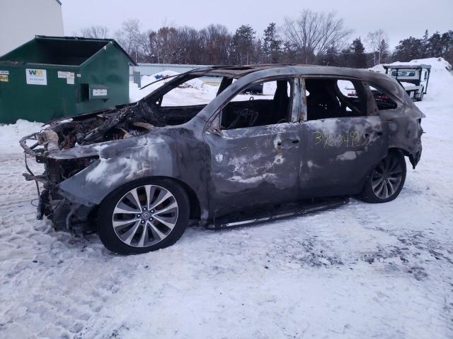 5FRYD4H45EB043715 - 2014 ACURA MDX TECHNOLOGY BURN photo 1